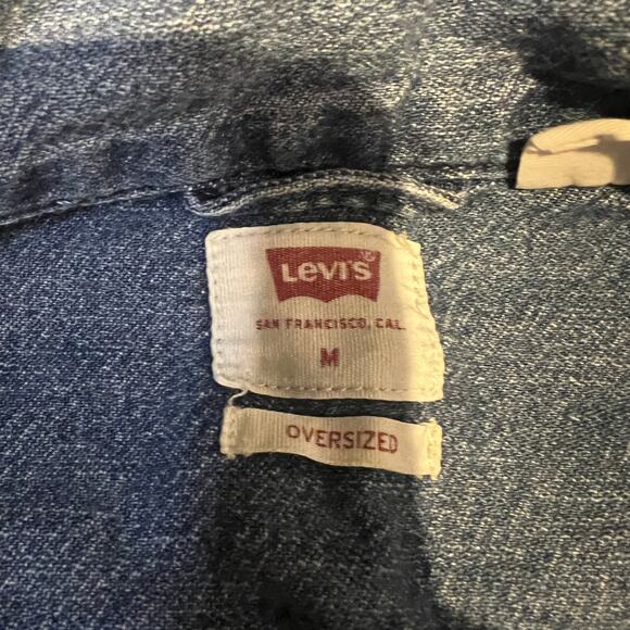 LEVI'S Men's Oversized Denim Shirt Size M - Picture 6 of 8